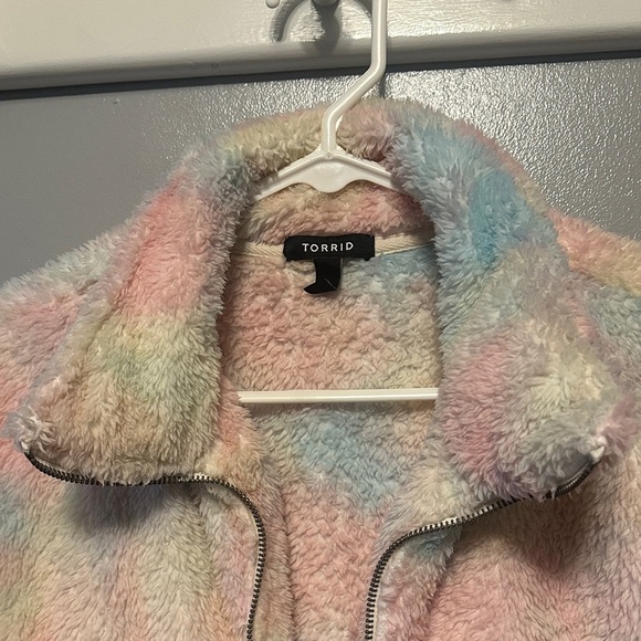 Torrid Multicolor Teddy Jacket - Picture 8 of 9